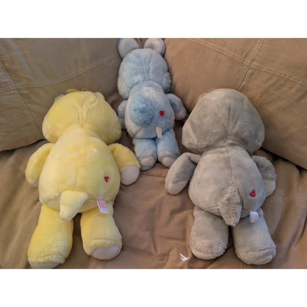 Vintage Kenner 1980's Care Bears Plush Toys - Lot of 3 - Picture 5 of 8